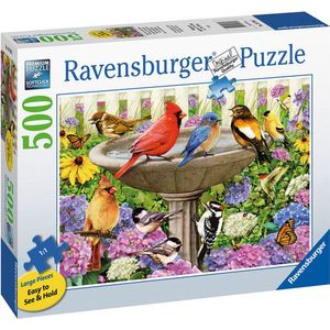 Ravensburger Puzzel Bij het Vogelbadje - Legpuzzel - 500 stukjes