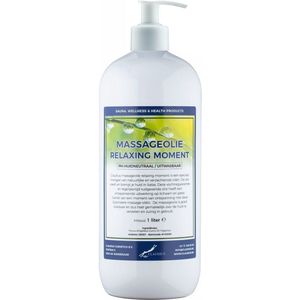 Massageolie Relaxing Moment 1 liter met witte pomp - 100% natuurlijk - biologisch en koud geperst