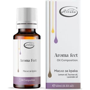 Biologische Aromatische voet etherische olie compositie - synergie - tea tree - citroen en lavendel 10ml