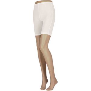 Korte dames legging - Katoen - Wit - L/XL - Korte legging - Korte legging katoen dames - Broekje voor onder jurk - Lange onderbroek dames
