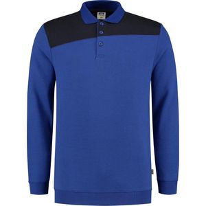 Tricorp Polo Sweater Bicolor Naden 302004 Koningsblauw / Navy - Maat XXL