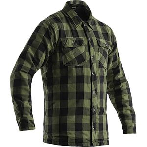 RST X Kevlar Lumberjack Ce Mens Textile Shirt Green 46 - Maat - Jas