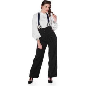 Dancing Days Wijde broek -XL- GIRL BOSS Zwart