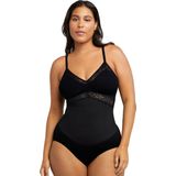 Maidenform Tame Your Tummy Kanten Body Dames Corrigerend Ondergoed - Zwart - Maat S