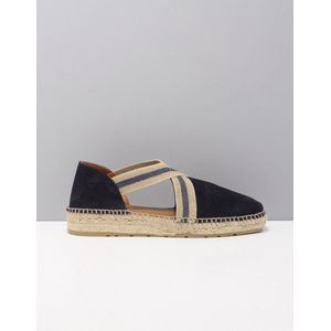 VIGUERA 1890 espadrilles dames blauw  vitelo ocean suede 40