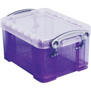 Really Useful Box visitekaarthouder 033 liter transparant paars