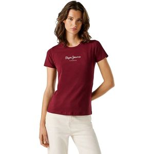 Pepe Jeans New Virginia T-shirt Met Korte Mouwen Rood L Vrouw