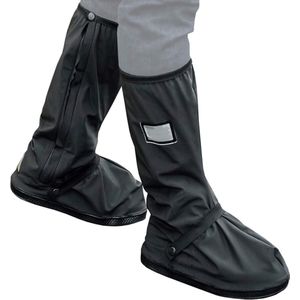 Waterdichte overschoenen - Reflecterend - Overschoenen - Regenschoenen overtrek - 2XL - Maten 46 - 47 - Met antislip zool