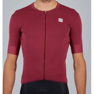 Sportful Fietsshirt korte mouwen Heren Rood  - MONOCROM JERSEY RED RUMBA - M