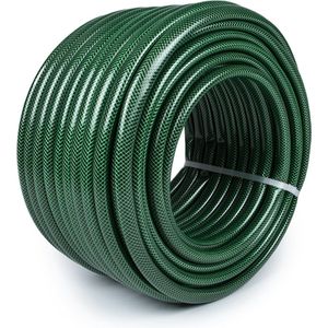 Tuinslang | Groen | 30 meter | Binnendiameter: 16 mm | 3-laags | UV-bestendig & Slijtvast