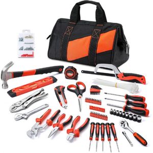 Gereedschapsset 219-Delig - Compleet Uitgeruste Gereedschapstas - Ideaal Voor Klussen & Reparaties