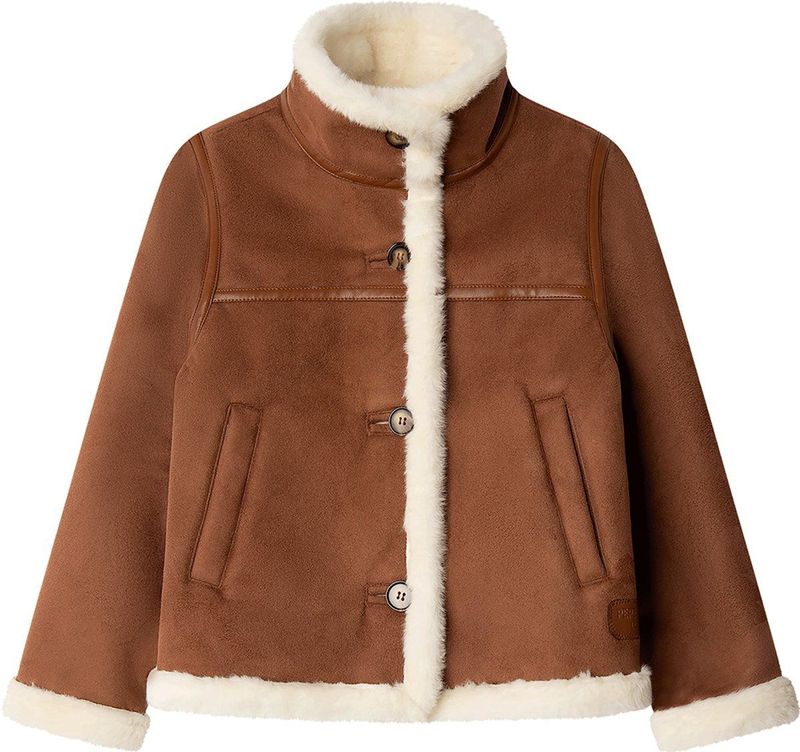 Pepe Jeans - Evette - Jas - Shearling Double Face - 100% Polyester