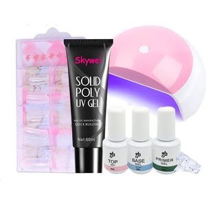 Guardian Beauty Solid Polygel Nagelset - Skywei #015 - 60ml - Nagelverlengingsgelset