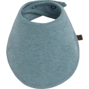 Baby's Only Bandana slab - Slabber Melange - Stonegreen - 100% ecologisch katoen - 0-8 maanden - Verstelbaar in twee maten