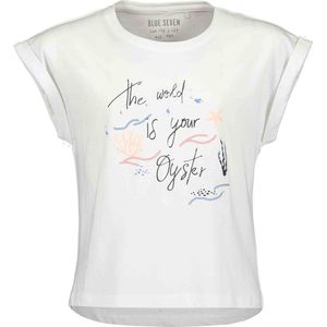 Blue Seven - Meisjes shirt - Wit - Maat 140