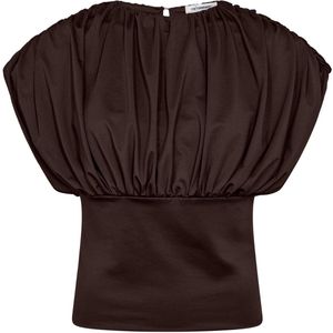 Co'Couture, Dames, Blouses & Shirts, Bruin, Maat: XS Poliester,