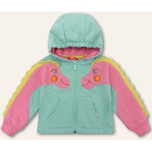 Oilily - Vikkie sweat cardigan - Groen - 98/3T