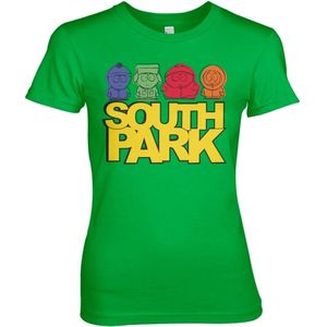 South Park Sketched Girly Tee Damen T-Shirt Green-S