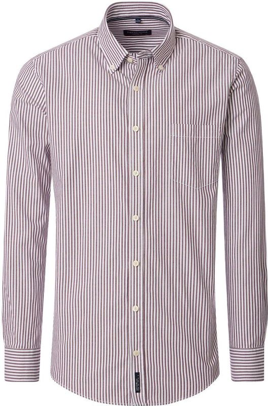 Casa Moda - Casual Fit - Overhemd - Rood