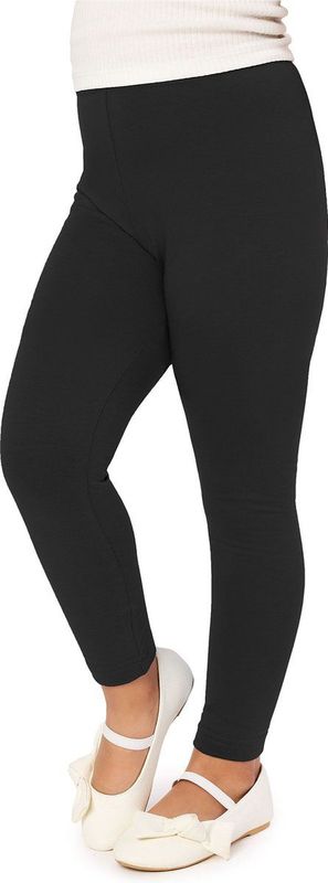 Merry Style Meisjes Lange Legging van Viscose MS10-130 (Zwart, 110 cm)