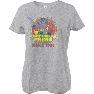 Transformers Optimus Prime - Since 1984 Girly Tee Damen T-Shirt Heathergrey-S