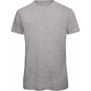 T-shirt Heren M B&C Ronde hals Korte mouw Sport Grey 90% Katoen, 10% Viscose