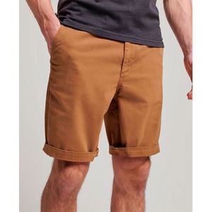 Superdry Vintage Officer Chino Korte Broek - Heren - Sandstone - 34