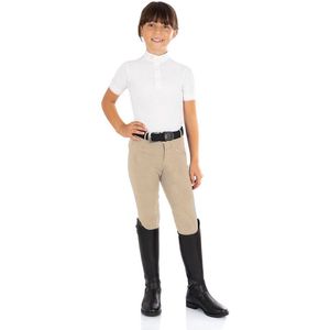 Equestro Kasumi Kinder Paardrijbroek Beige 11 Years Jongens,Meisjes