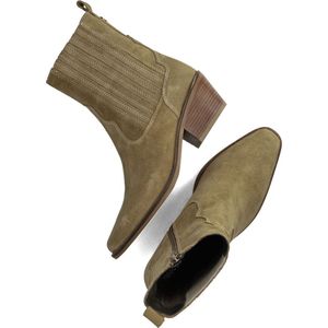 Haboob Lplexxhm Enkellaarsjes - Enkelboots met rits - Dames - Beige - Maat 42