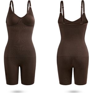 Full body shaper - Bruin - shaping wear - shapers - bodysuit - slanker - strakker - shape wear - butt lifter - lifting - spandex - nylon