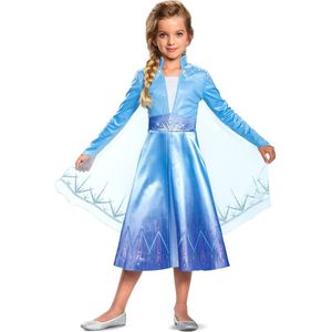 DISGUISE - Elsa Frozen 2 deluxe meisjeskostuum - 98/110 (3-4 jaar)