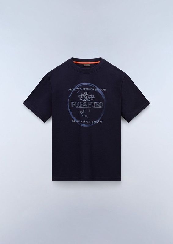 Napapijri - T-Shirt S-Bald Ss - Blauw Marine