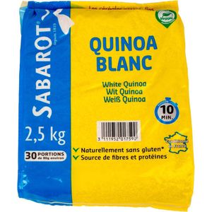 Sabarot Quinoa wit - Zak 2,5 kilo
