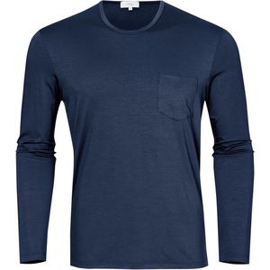 Mey - Jefferson - T-shirt - Yacht Blue - Lange Mouw