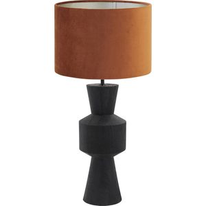 Light and Living tafellamp - rood - hout - SS10634