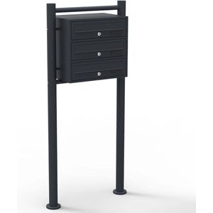 ApexArte® Brievenbus op Paal - Pakketbrievenbus - Wandbrievenbus