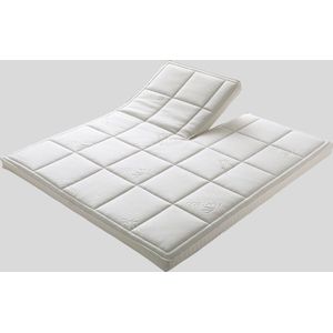Bedden Amsterdam B.V. Splittopper SG45 HARD - 10cm dik - anti allergische - afritsbare hoes - wasbaar op 30 graden - Oeko-Tex standard 100 gecertificeerd - 200x200