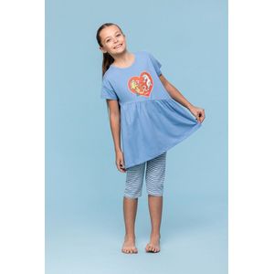 Woody - Meisjes/Dames Pyjama - Blauw - Maat M