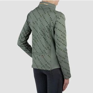 Red Horse Shirt Kimi Kids Hunter Green - 140