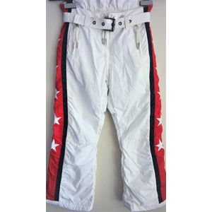 Airforce Skibroek- Wit/Blauw/ Rood - Maat 122