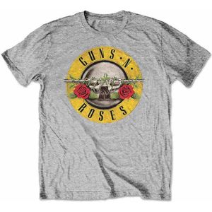 Guns N' Roses - Classic Logo Kinder T-shirt - Kids tm 10 jaar - Grijs