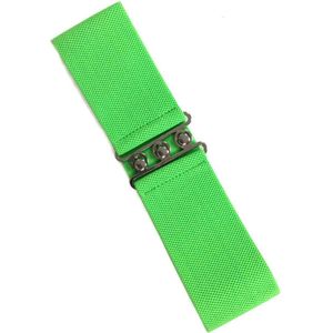 Banned - Vintage Stretch Taille riem - M - Groen