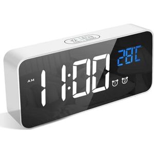 Digitale Wekker met LED Temperatuurweergave en 10 Wekgeluiden