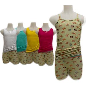 Embrator meisjes Ondergoedsetje 6-stuks Mia zachtgroen maat 140/146