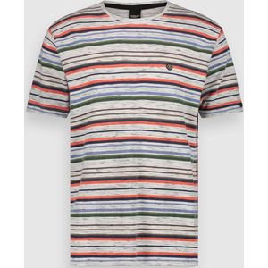 Twinlife T-shirt Tee Coloured Stripe Tw12505 844 Shark Skin Mannen Maat - M