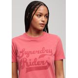 Superdry - Archive T-shirt - Dames - Korte Mouwen - Relaxte Pasvorm