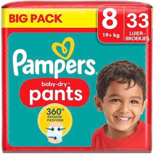 Pampers - Baby Dry Pants - Maat 8 - Small Pack - 33 stuks - 19+ KG