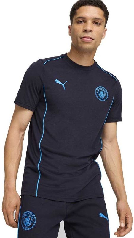 Puma Manchester City Fc Casuals T-shirt Met Korte Mouwen Blauw XS Man,Vrouw