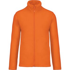 Kariban Microfleece met rits heren K911 - Fluorescent Orange - M