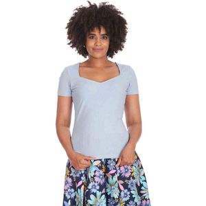 Banned - Fara Top - S - Blauw